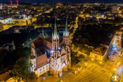 Bazylika Mniejsza Wniebowzięcia NMP noca