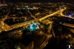 Katedralna cerkiew św. Mikołaja Cudotwórcy noca
