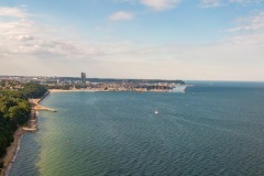 WIdok na Gdynie od strony dzielnicy Orlowo