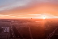 Widok na elektrownie