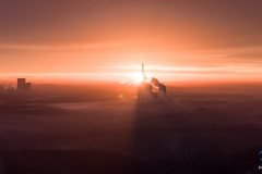 Widok na elektrownie