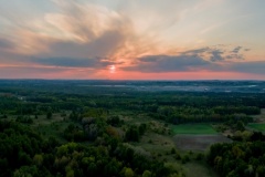 Zachod slonca panorama