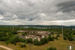 Widok na elektrownie